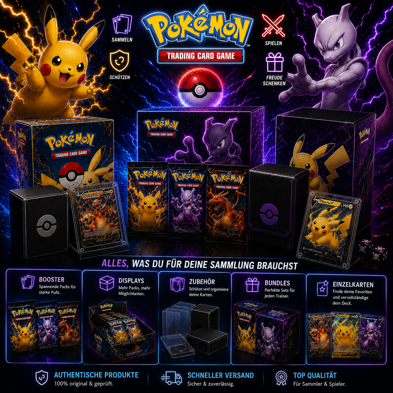 Pokémon Alles auf einem Blick