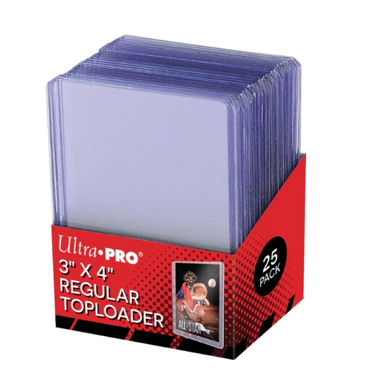 Ultra Pro 3" x 4" Regular Toploader (25ct)